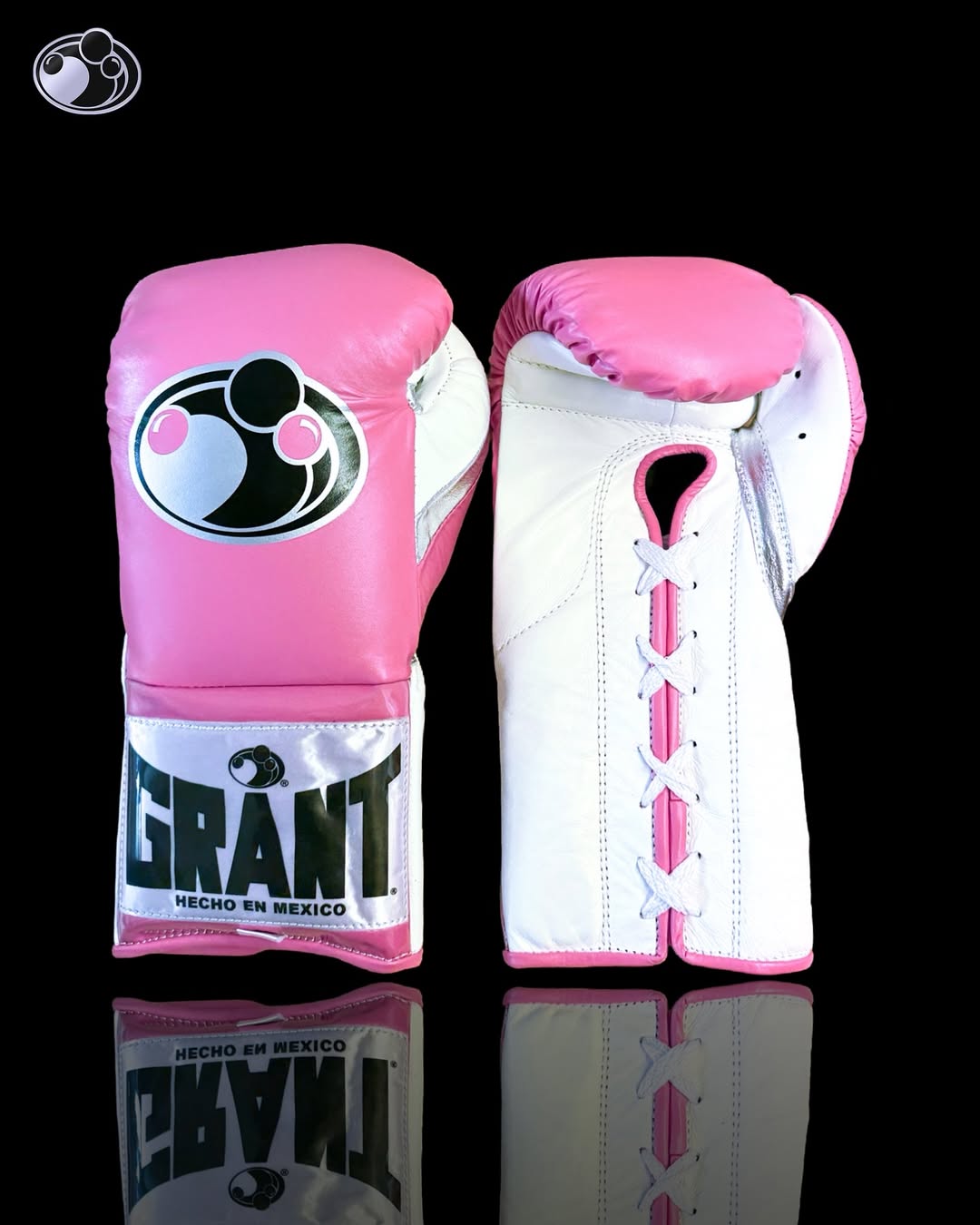 Grant Pro Fighting Boxing Gloves - Pink & White