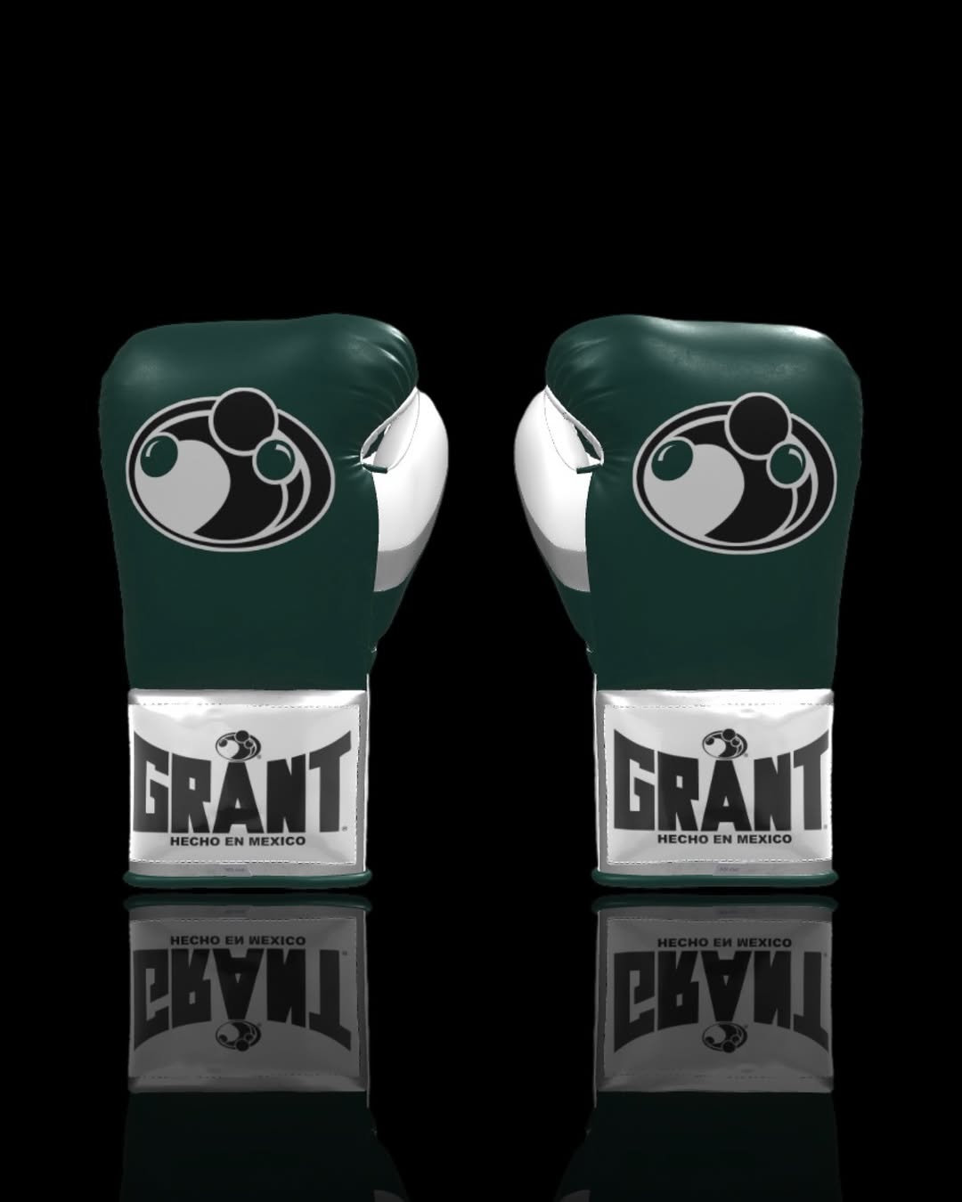 Grant Pro Fighting Boxing Gloves - Green & White