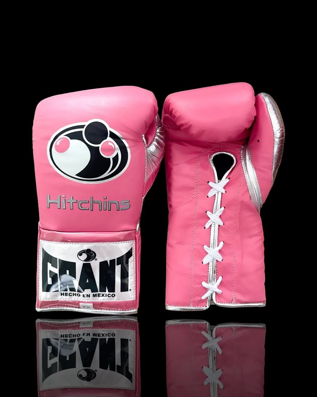 Customized Pink Grant Boxing Gloves