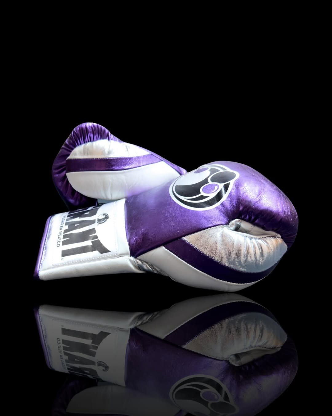 Grant Boxing Gloves - Purple & White