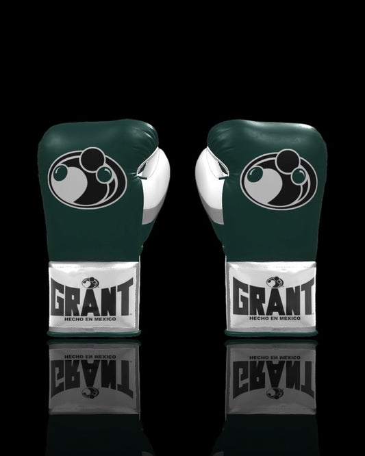 Grant Pro Fighting Boxing Gloves - Green & White